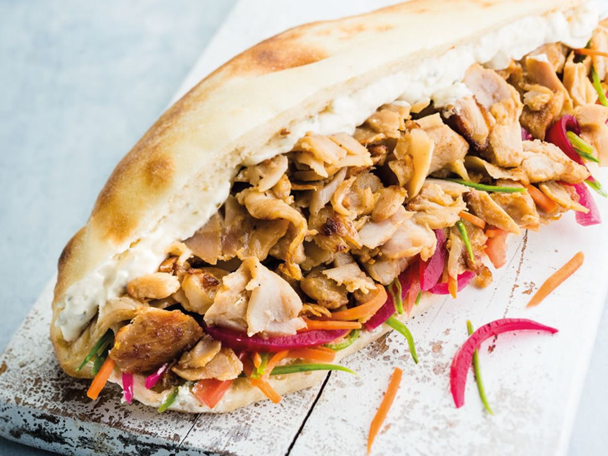 Veal Kebab Sandwich