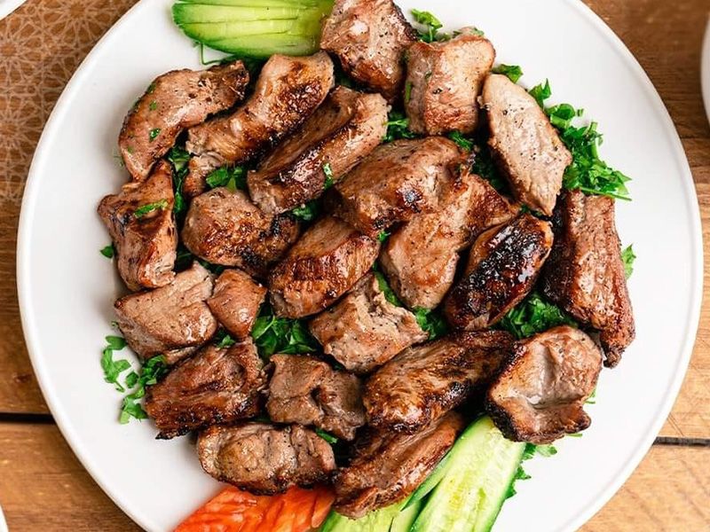 Charcoal Grilled Mutton Kebab Meal