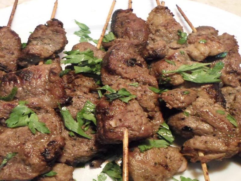 Charcoal Grilled Mutton Kebab Pieces