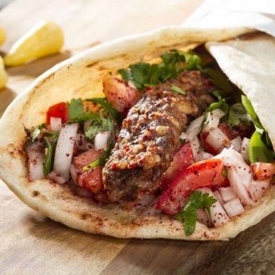 Plain lamb kebab