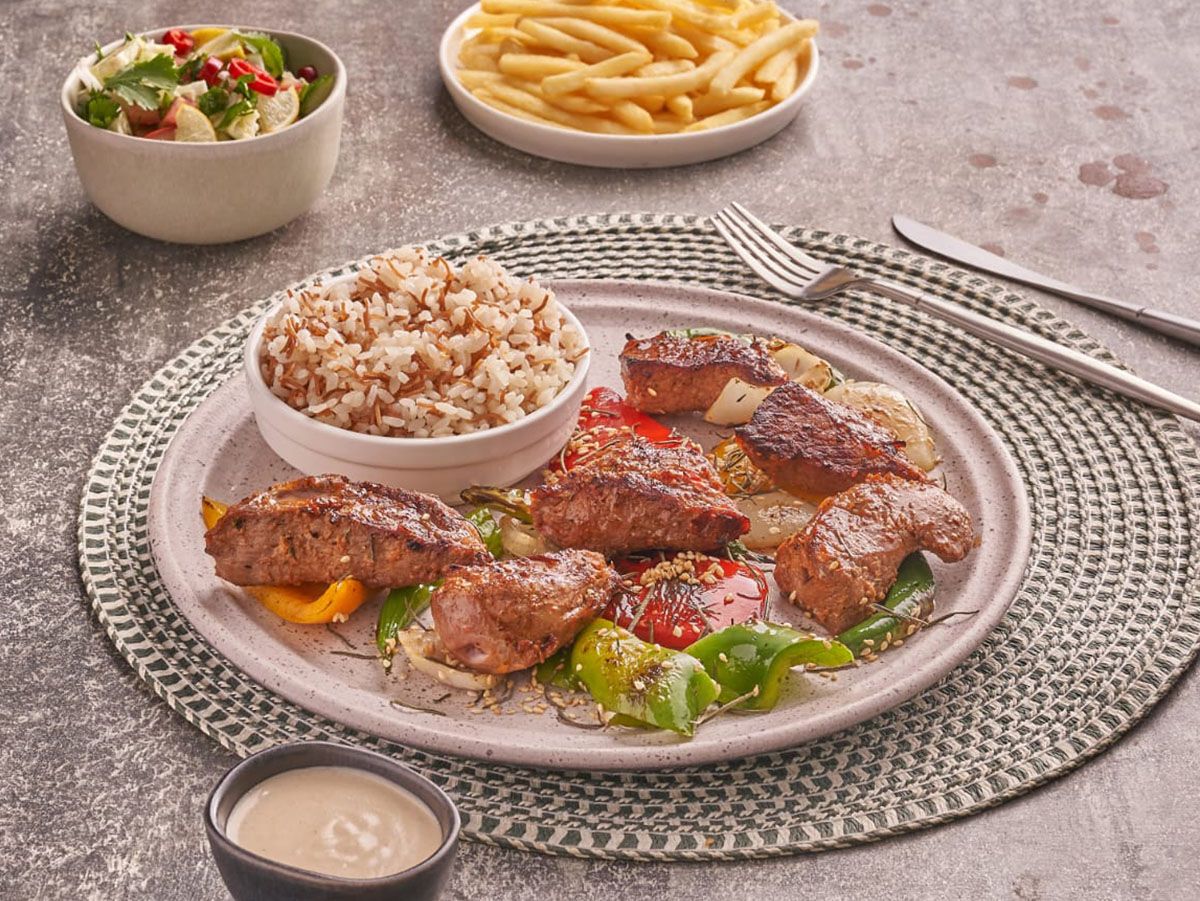 Veal kebab
