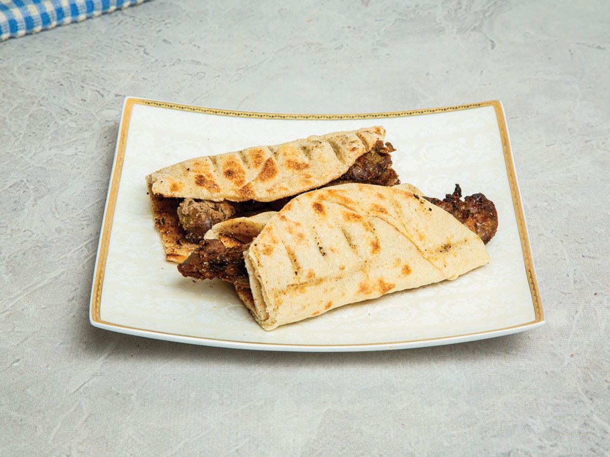 Liver and Giblets Baladi Sandwich
