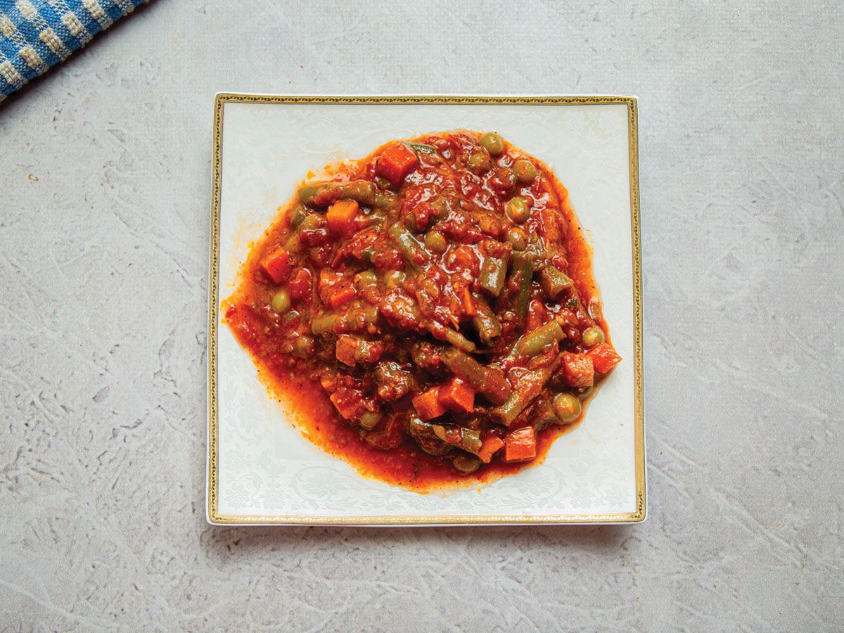 Plain vegetables