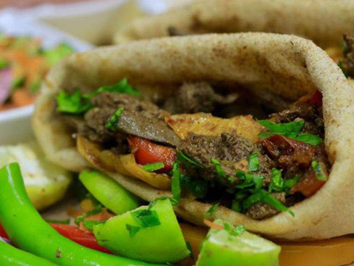 Alexandrian Liver Sandwich