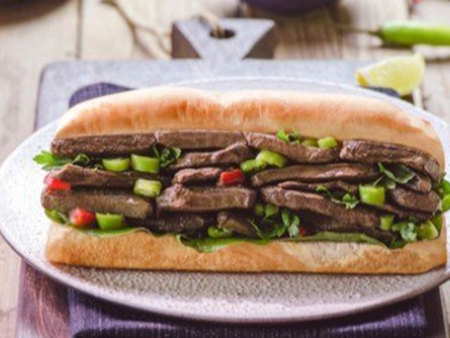Alexandrian liver sandwich