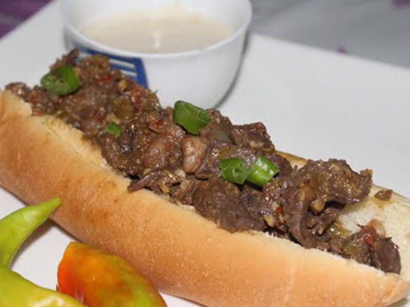 Alexandrian Liver Sandwich