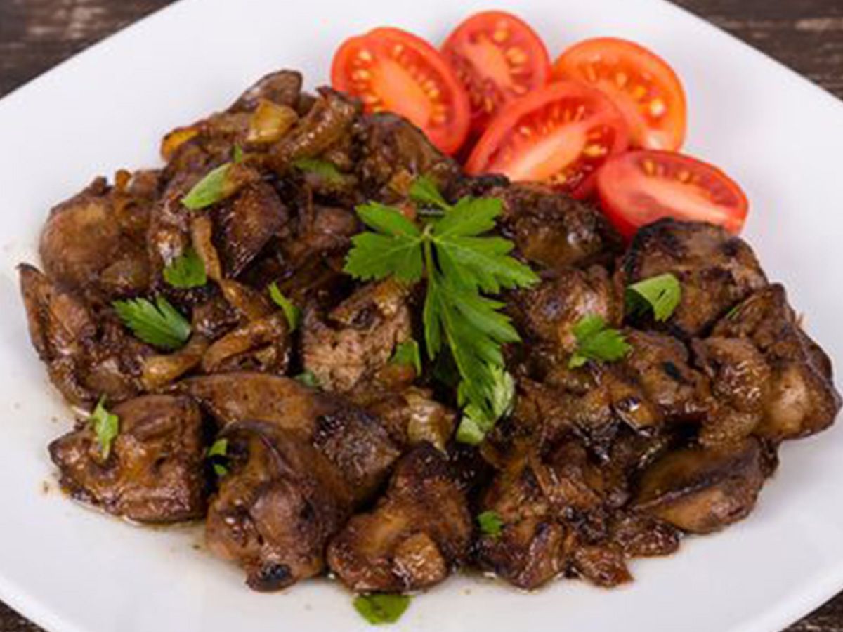 Pigeons Liver With Falahi Ghee Pan