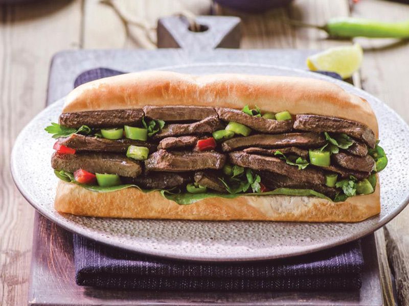 Liver Steak sandwich