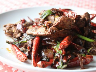 Spicy Veal Liver