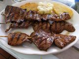 Grilled liver meal