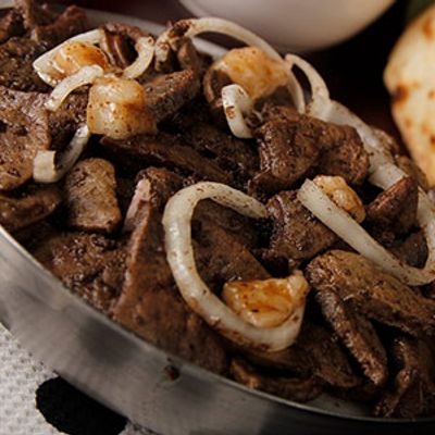 Grilled liver pan