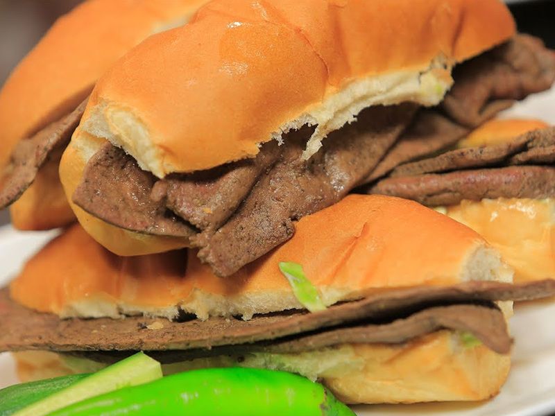 Grilled Liver Sandwich