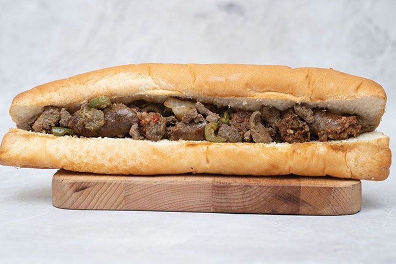 Sandwich Grilled Liver Slices