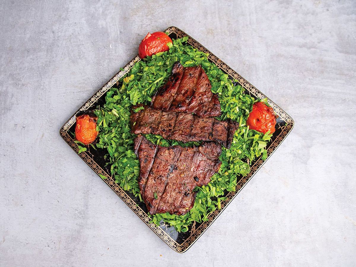 Grilled liver