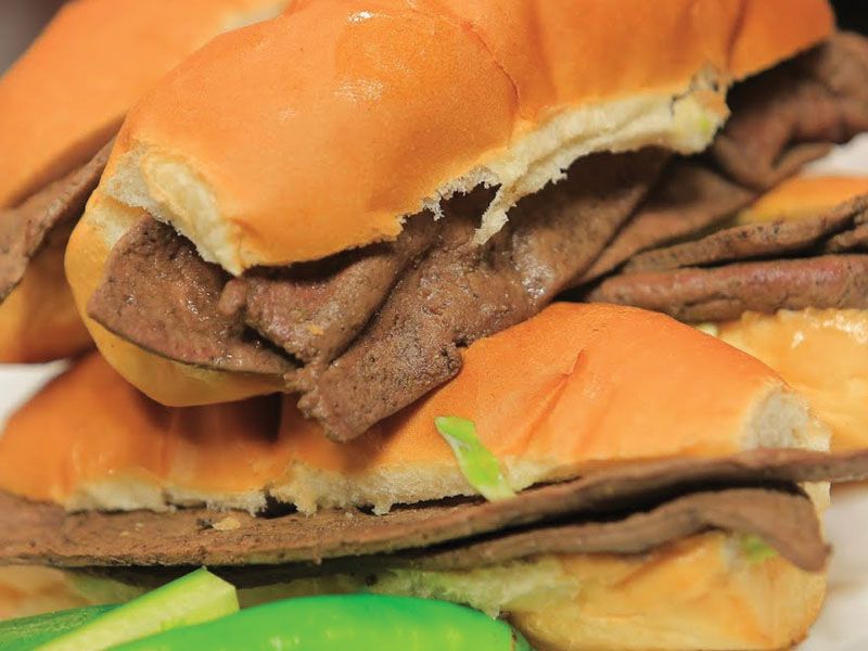 Grilled Liver Sandwich