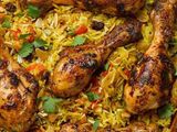 Kabsa With Chicken Platter