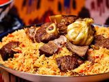 Kabsa With Mutton Meat Platter