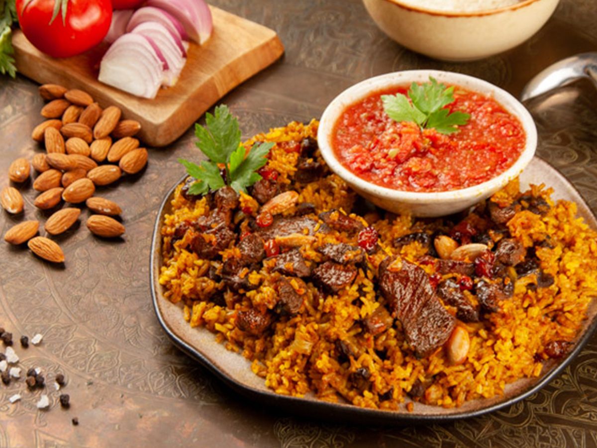 Kabsa with Veal Meat