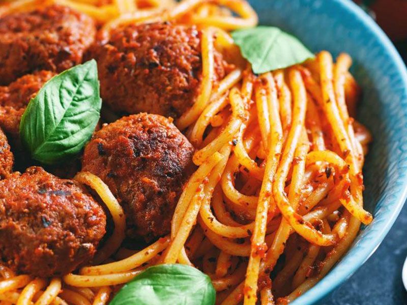 Meatballs Pasta