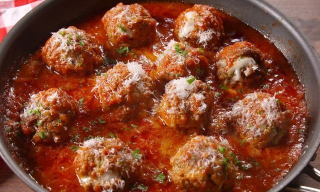 Cheesy Meat Balls