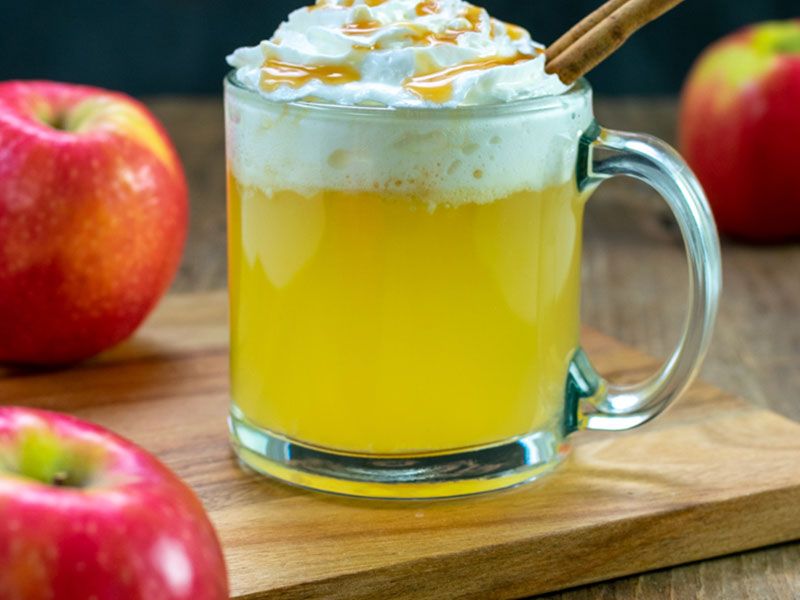 Caramel Apple Cidar Cocktail