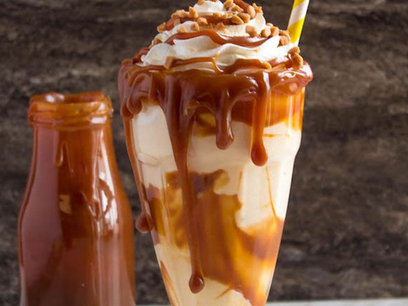 Salted Caramel Milkshake