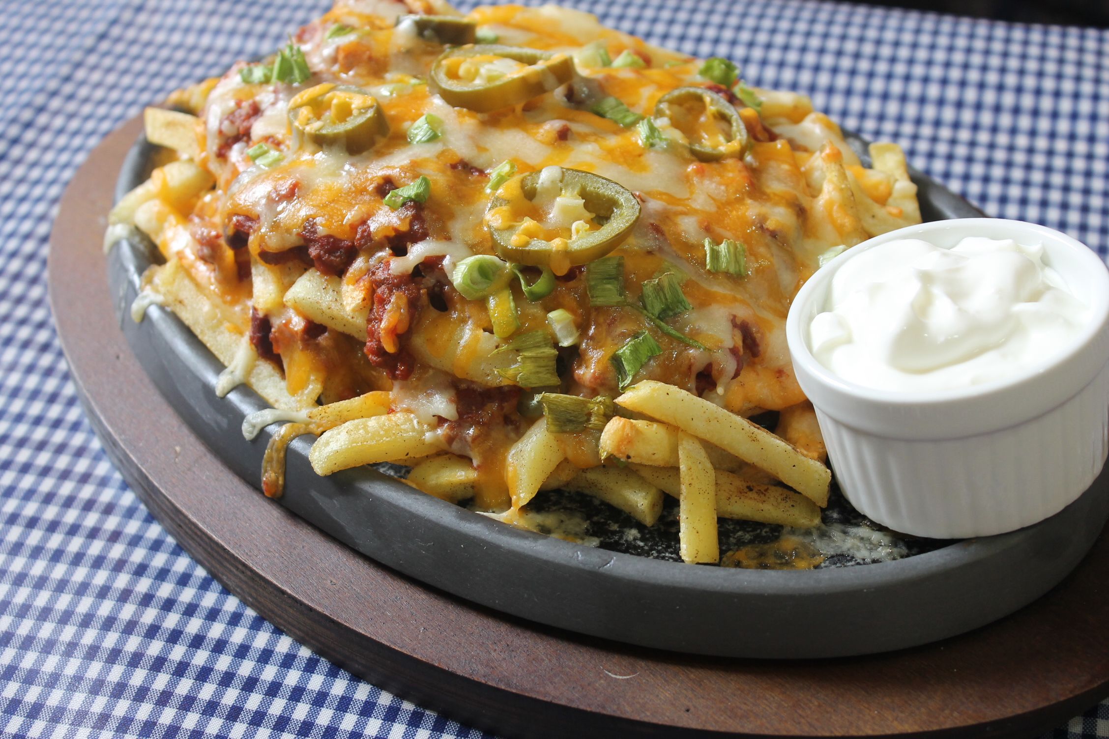 Crunshy Chicken Cheesy Fries