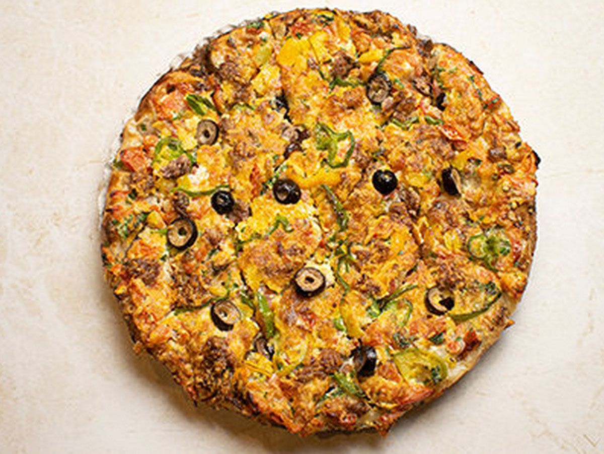 Crispy pizza