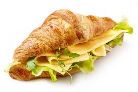 Croissant Sandwich With Cheddar Cheese