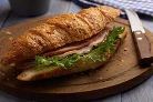 Croissant Sandwich And Smoked Beef