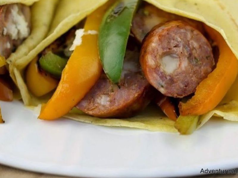 Oriental Sausage Crepe