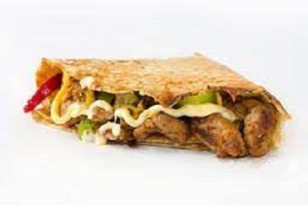 Shish Tawook Crepe On Charcoal
