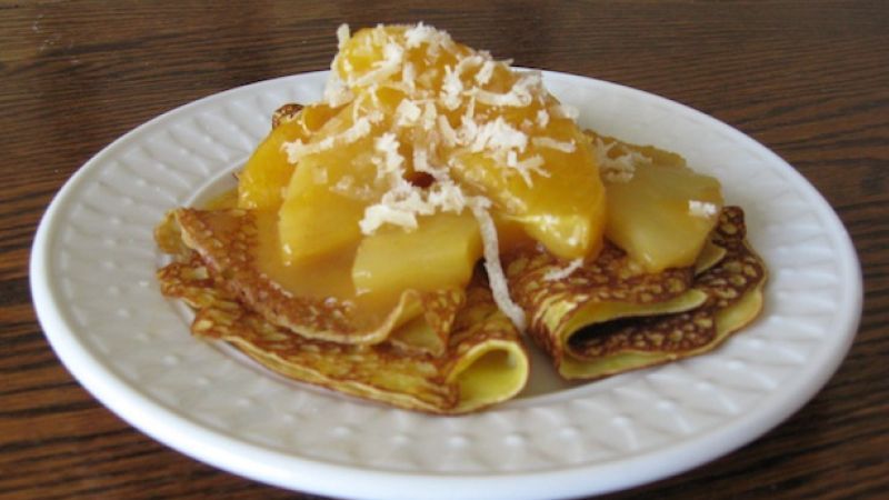 Pineapple Crepe