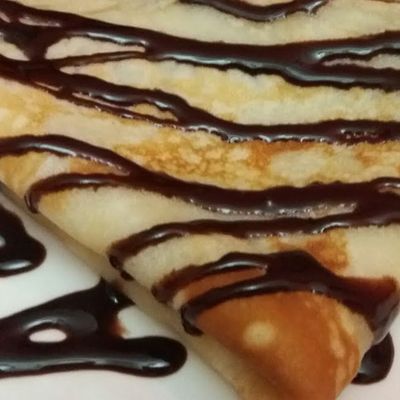 Chocolate and Banana Crepe