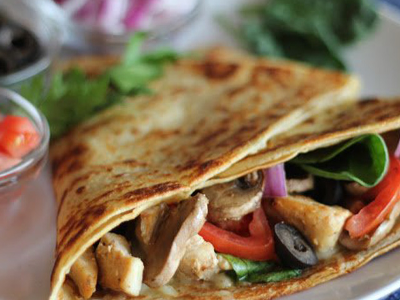 Chicken Fajita Crepe