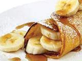 Caramel and Banana Crepe