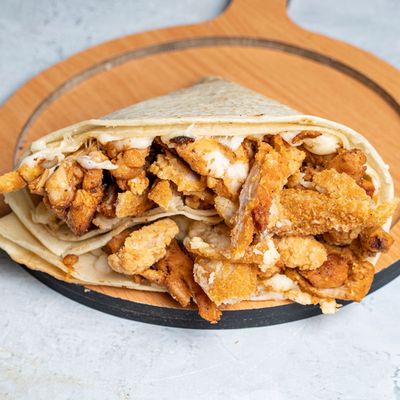 Crepe chicken strips