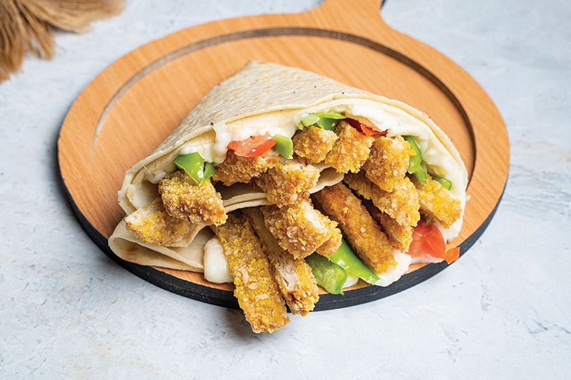 Chicken Strips Crepe