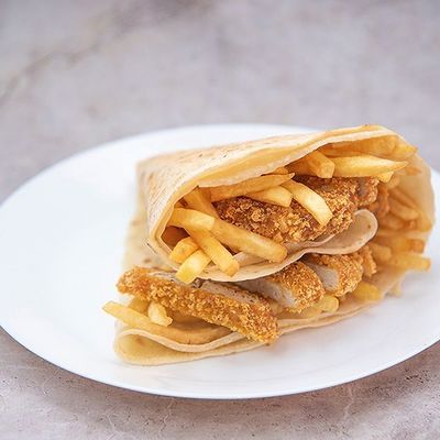 Potato strips crepe