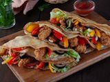 Strips And Shish Mix Crepe
