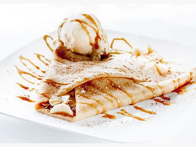Cinnamon With Caramel Crepe