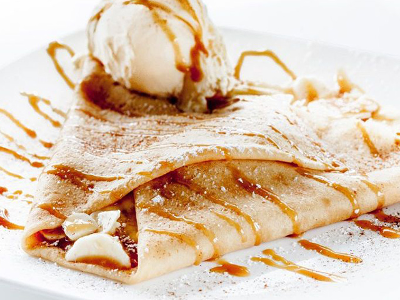 Nutella Chocolate With Pineapple Crepe