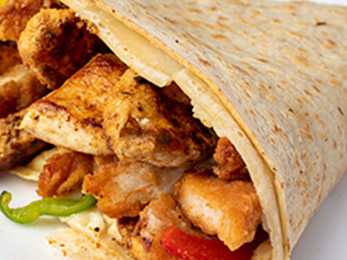 Pane on burger crepe