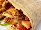 Pane on burger crepe