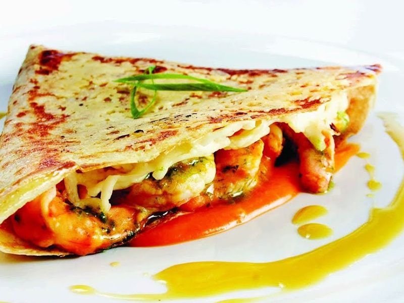 Chicken Pane With Sausage Crepe