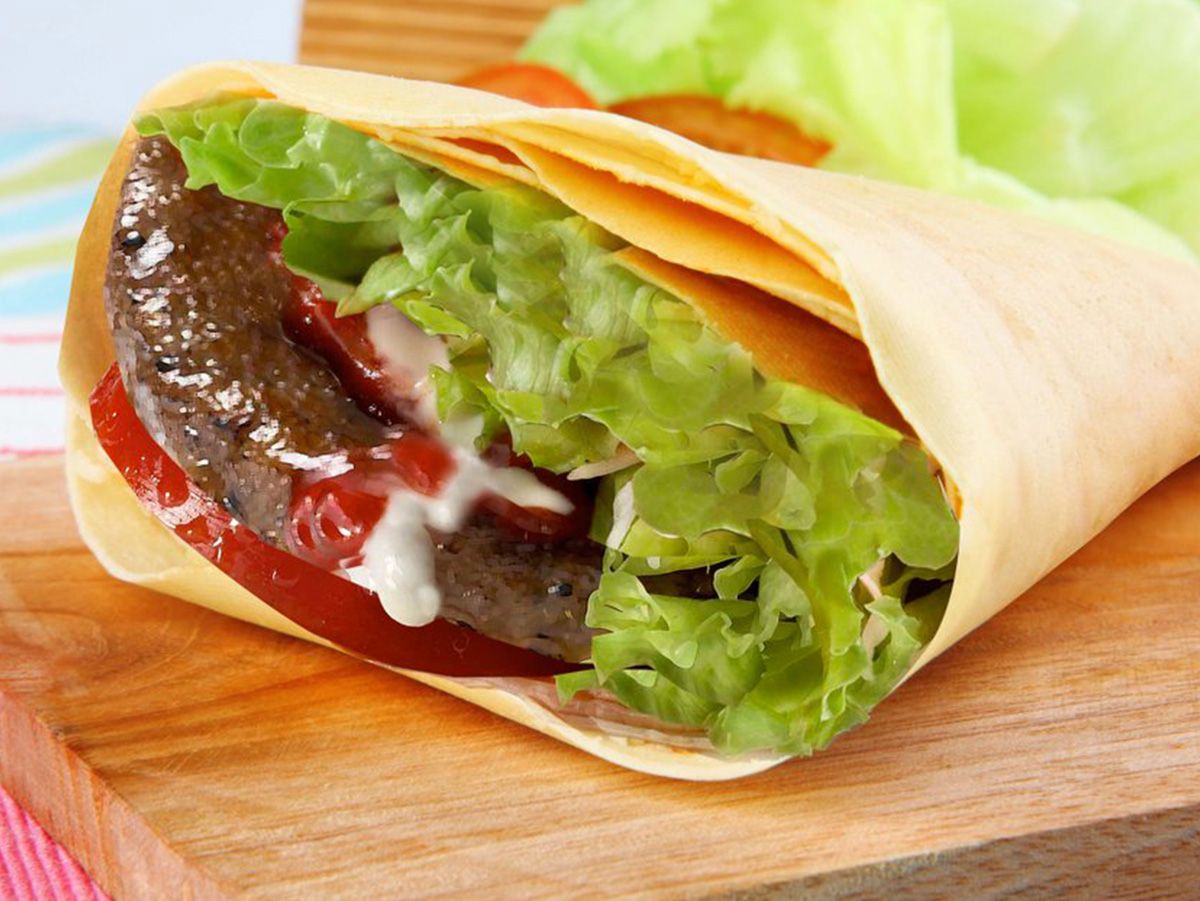 Burger crepe