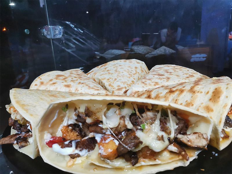 Beef Burger Crepe
