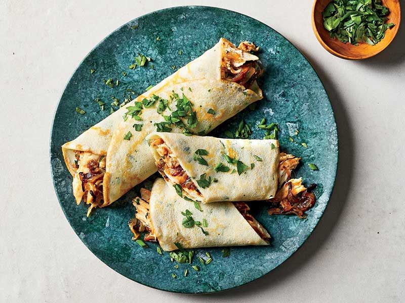 Beef Burger Crepe