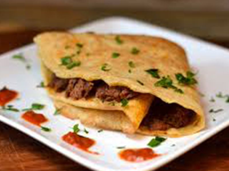 Beef Burger Crepe