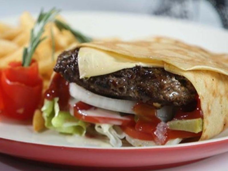 Beef Burger Crepe
